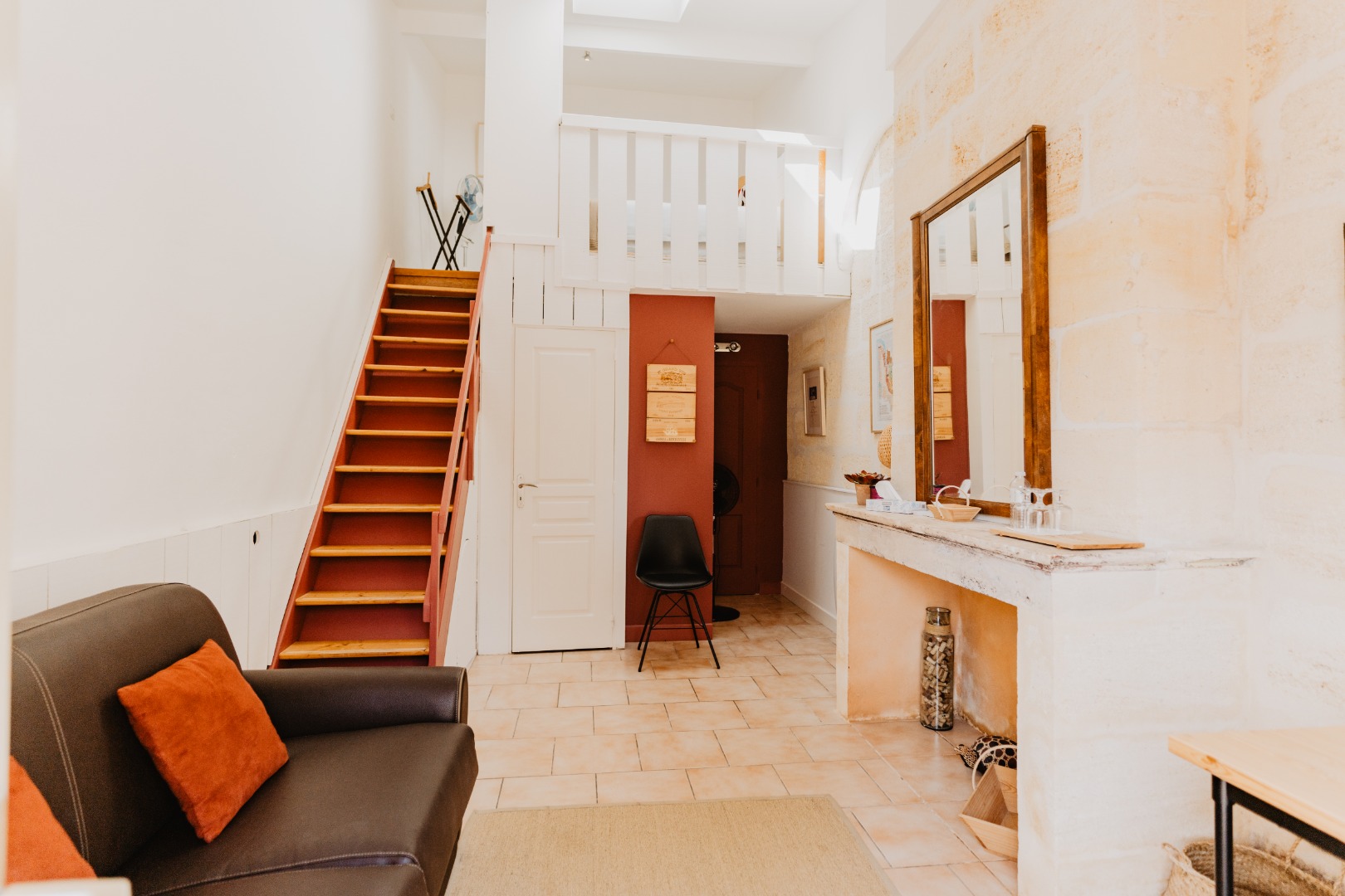 Location chambre duplex avec vue sur jardin proche de Bordeaux